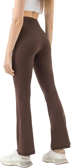 20"/ 25"/ 30" High Waisted Yoga Leggings No Front Seam Compression Workout Leggings/Flared Pants/Warm Leggings