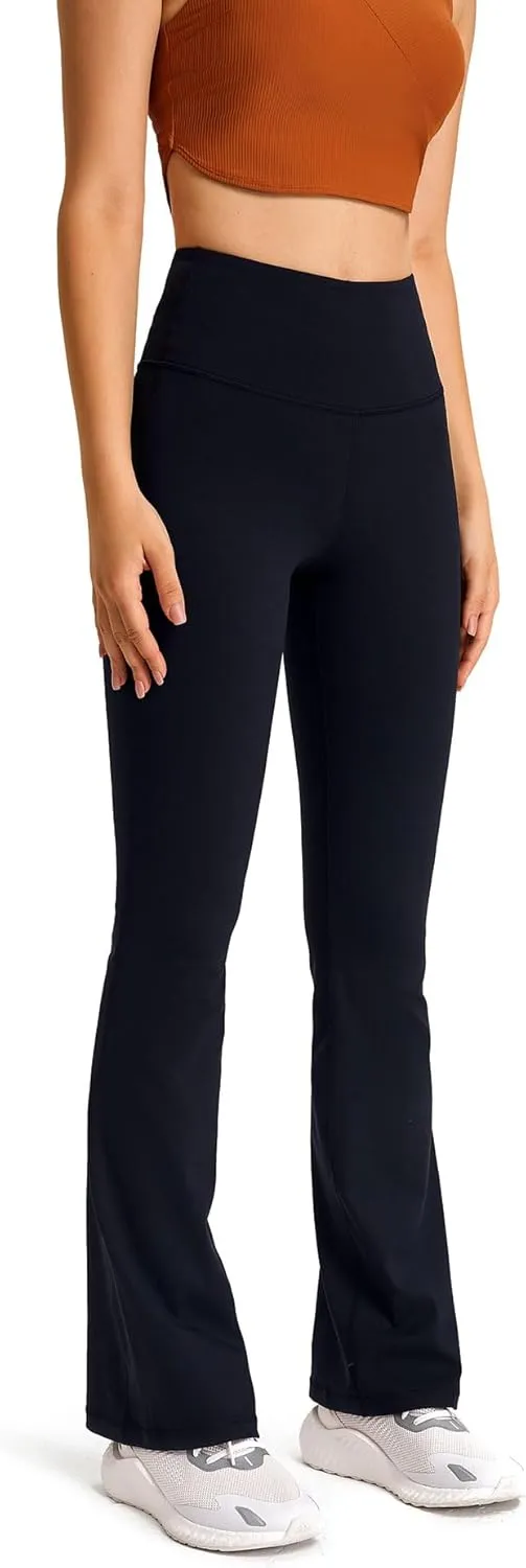 20"/ 25"/ 30" High Waisted Yoga Leggings No Front Seam Compression Workout Leggings/Flared Pants/Warm Leggings