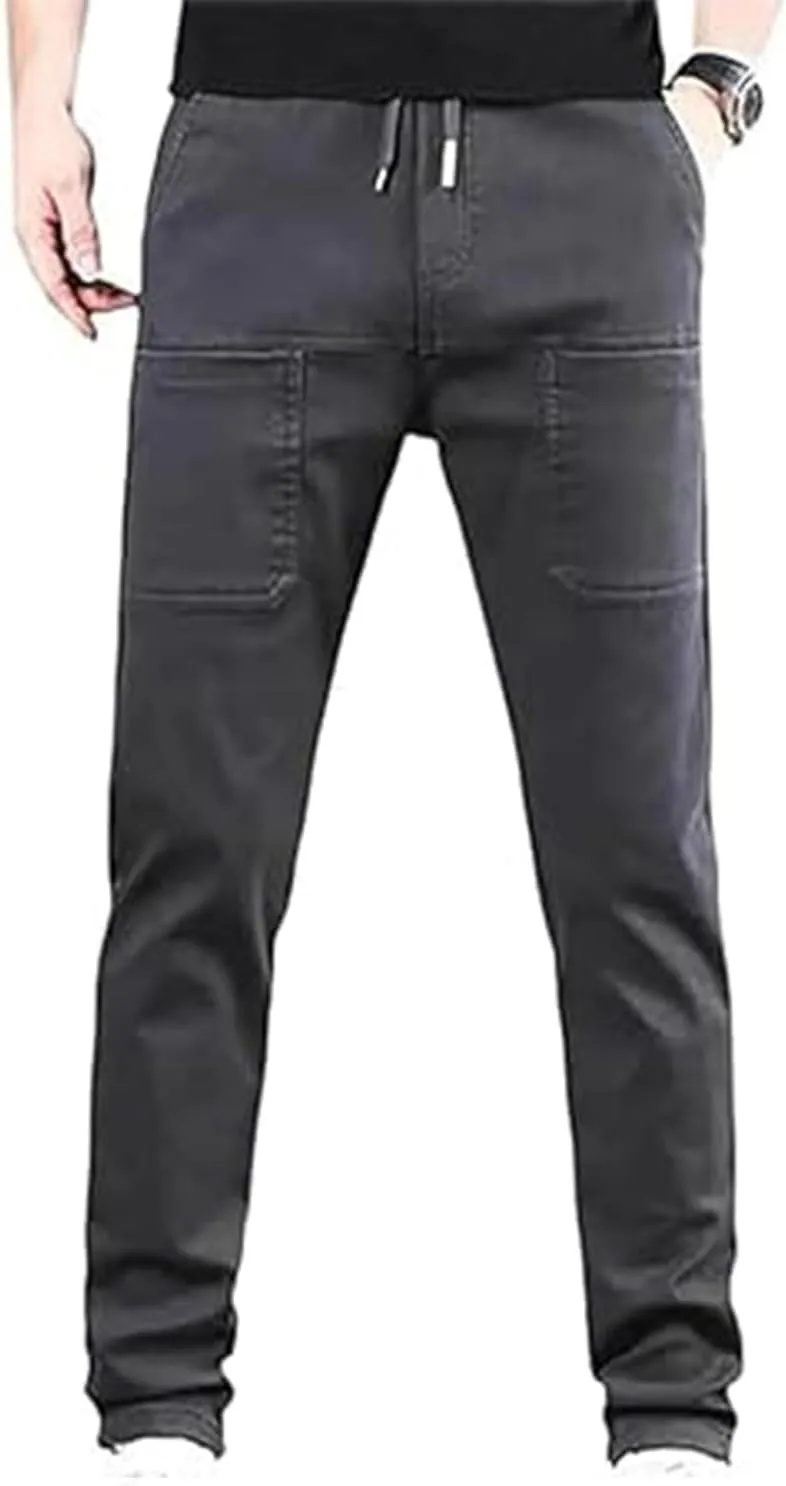 6 Pocket Cargo Pants Men, Pants,Mencomfy Cargo Pants,Men's Casual Medium & Long Multi-Pockets Pants