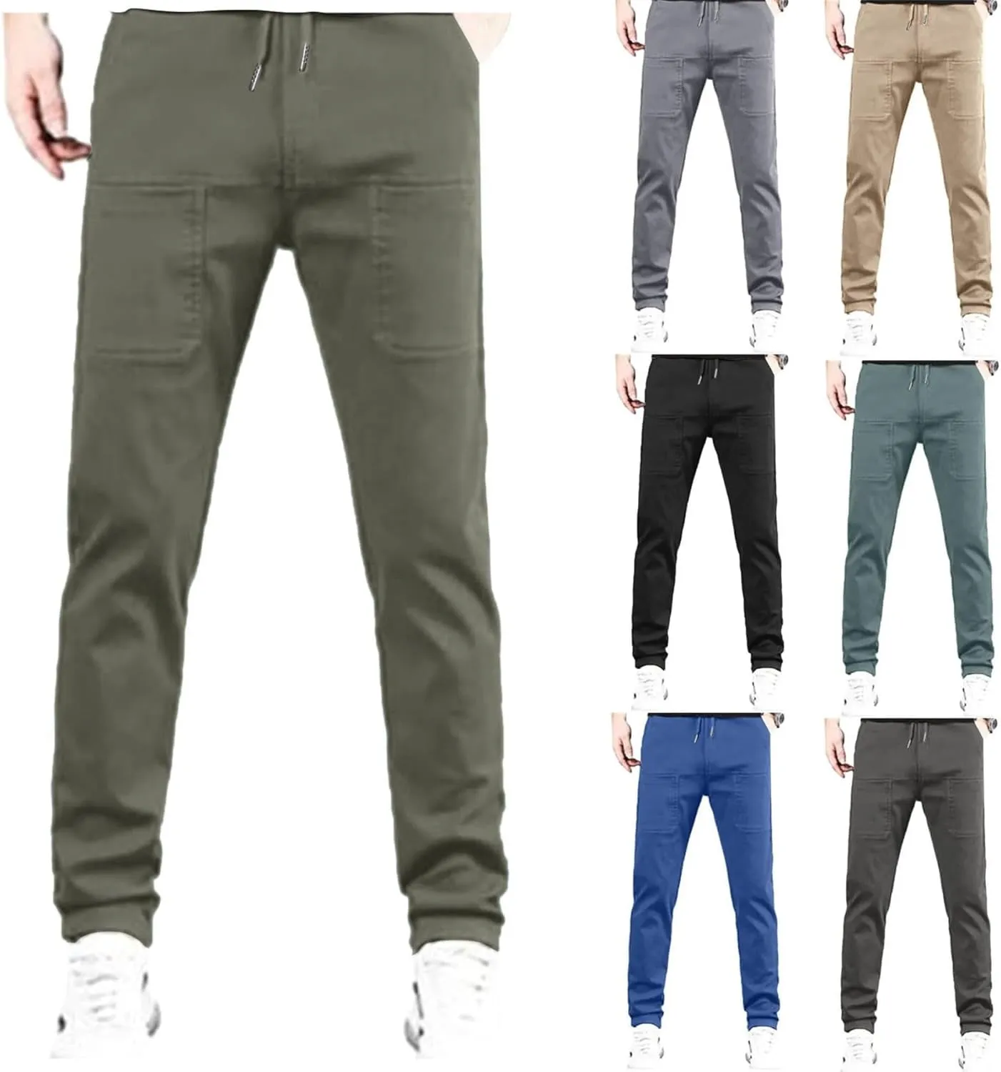 Acegents Cargo Pants, Acegents Mens Pants, Multipants - High Stretch Multi-Pocket Durable Cargo Pants Tactical Pants