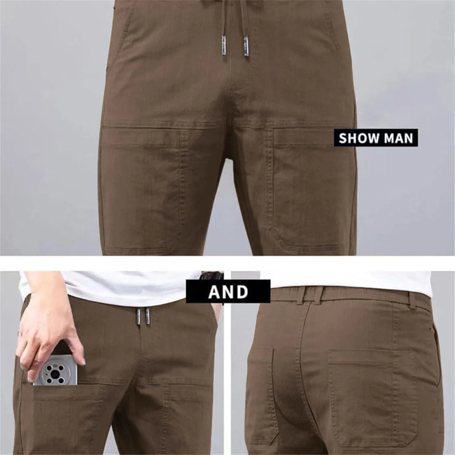 Acegents Cargo Pants, Acegents Mens Pants, Multipants - High Stretch Multi-Pocket Durable Cargo Pants Tactical Pants