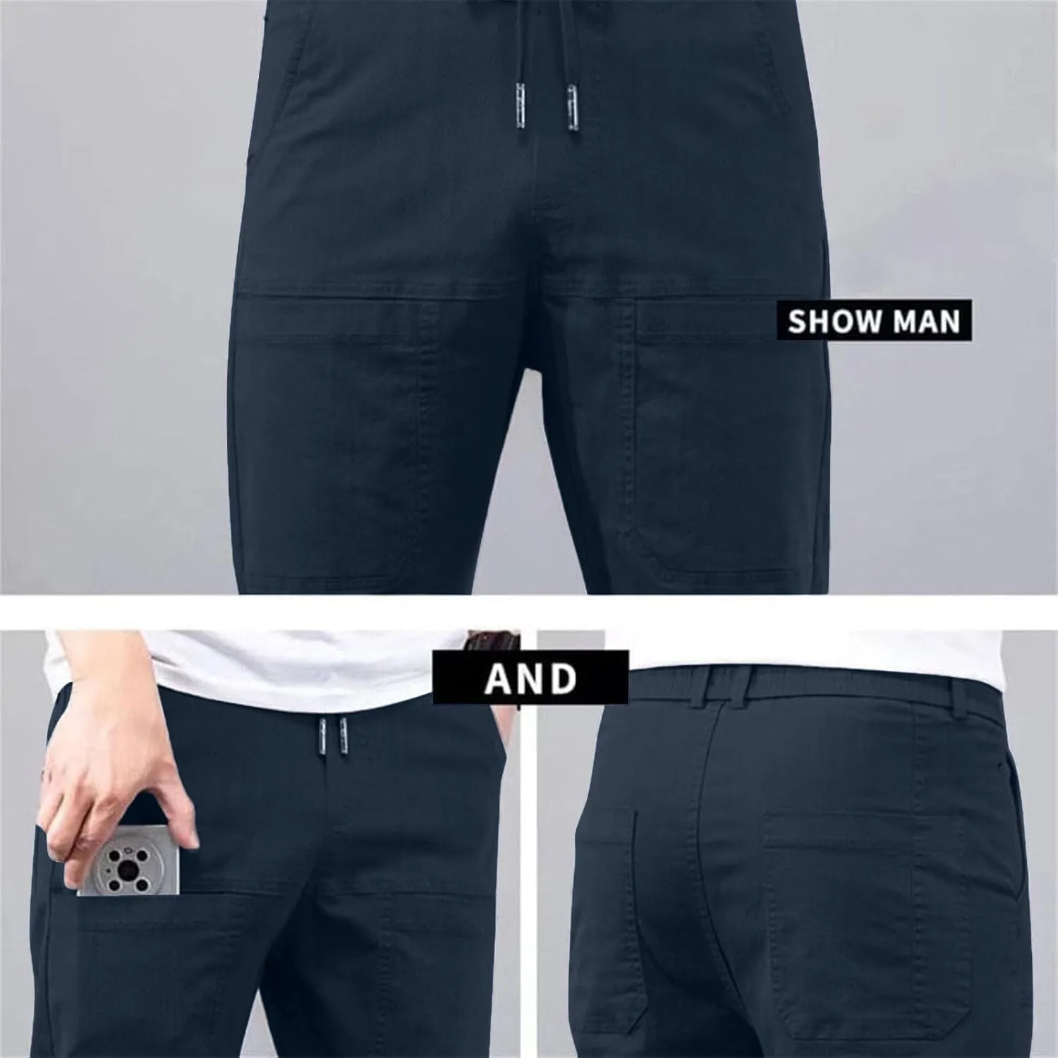 Acegents Cargo Pants, Acegents Mens Pants, Multipants - High Stretch Multi-Pocket Durable Cargo Pants Tactical Pants