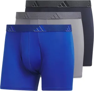 adidas Men's Stretch Cotton Boxer Brief Underwear (3-Pack) -2020