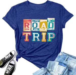 Adventure Shirts Sunrise Camping Hiking Activewear Road Trip Nature Cactus Workout Tee Top