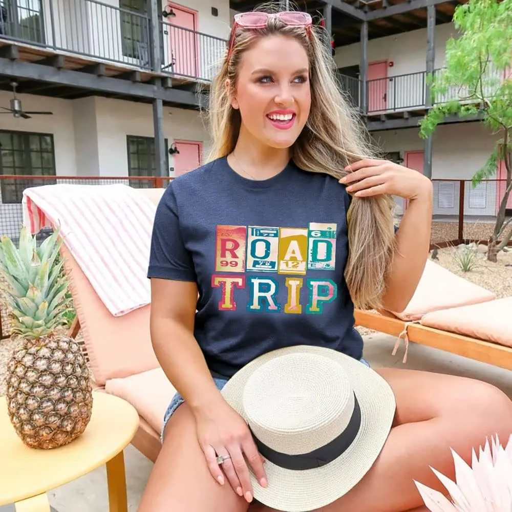 Adventure Shirts Sunrise Camping Hiking Activewear Road Trip Nature Cactus Workout Tee Top