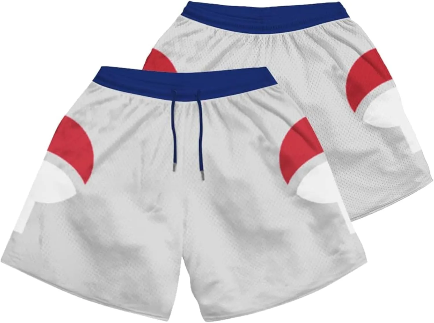 Anime Men's Gym Shorts Graphic Shorts Quick Dry Board Shorts Summer Jogging Fitness Basketball Shorts 5inch