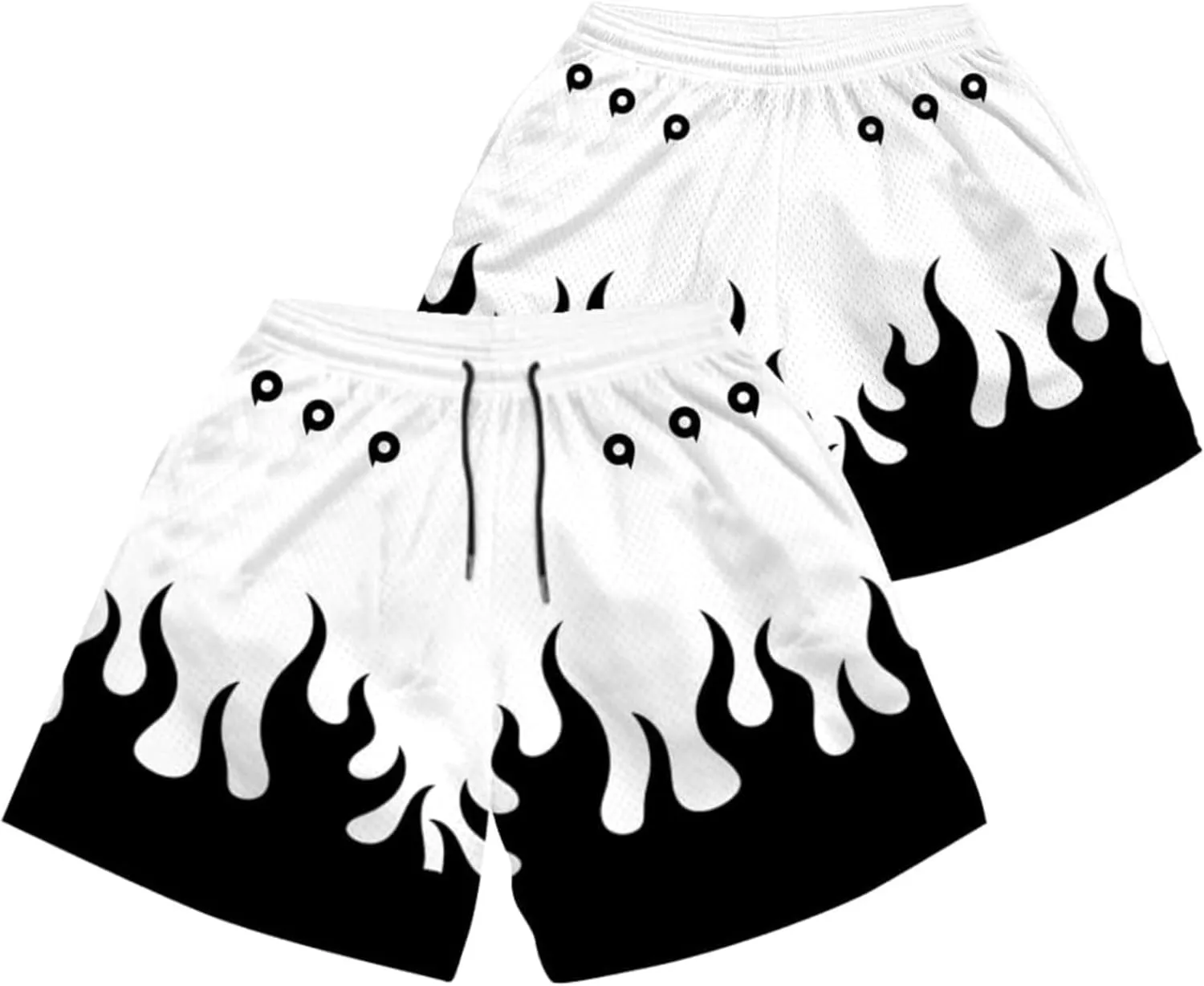 Anime Men's Gym Shorts Graphic Shorts Quick Dry Board Shorts Summer Jogging Fitness Basketball Shorts 5inch