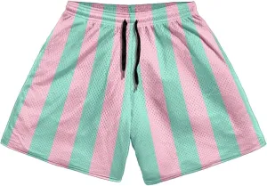 Anime Men's Gym Shorts Graphic Shorts Quick Dry Board Shorts Summer Jogging Fitness Basketball Shorts 5inch