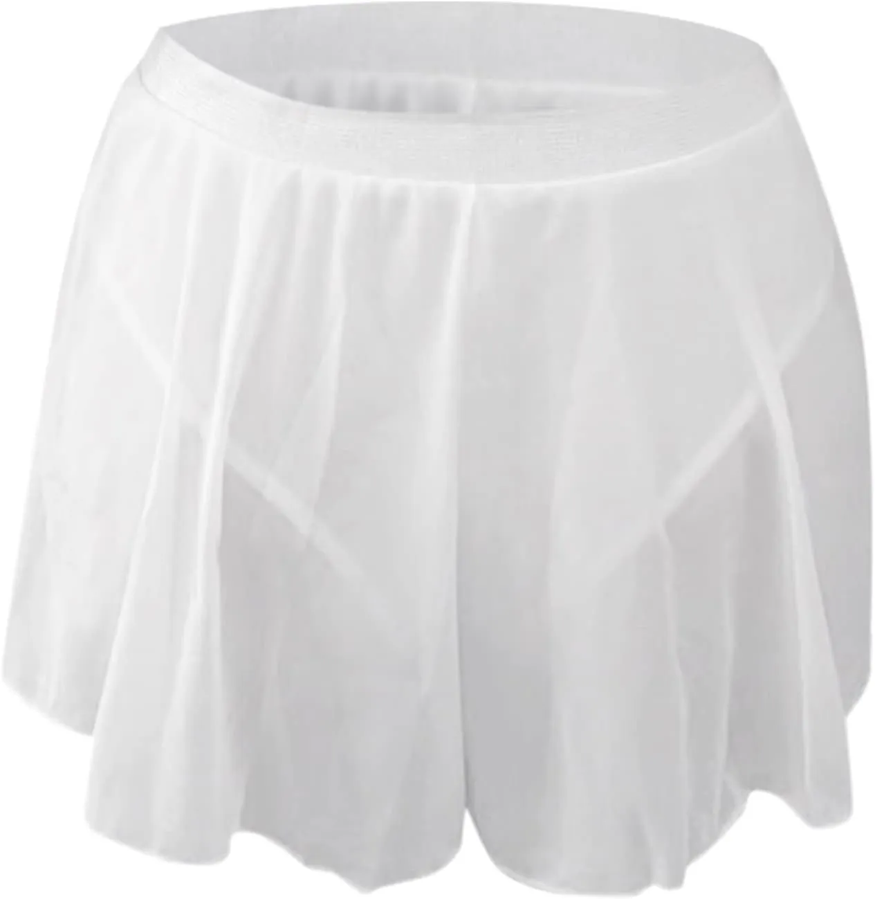 babydoll lingerie for women Mini Pleated Skirts for Women Mini Plaid Skirt Short Skirts a Line Skater Skirt for Lingerie Schoolgirl corset lingerie, XX-Large, Zma-white
