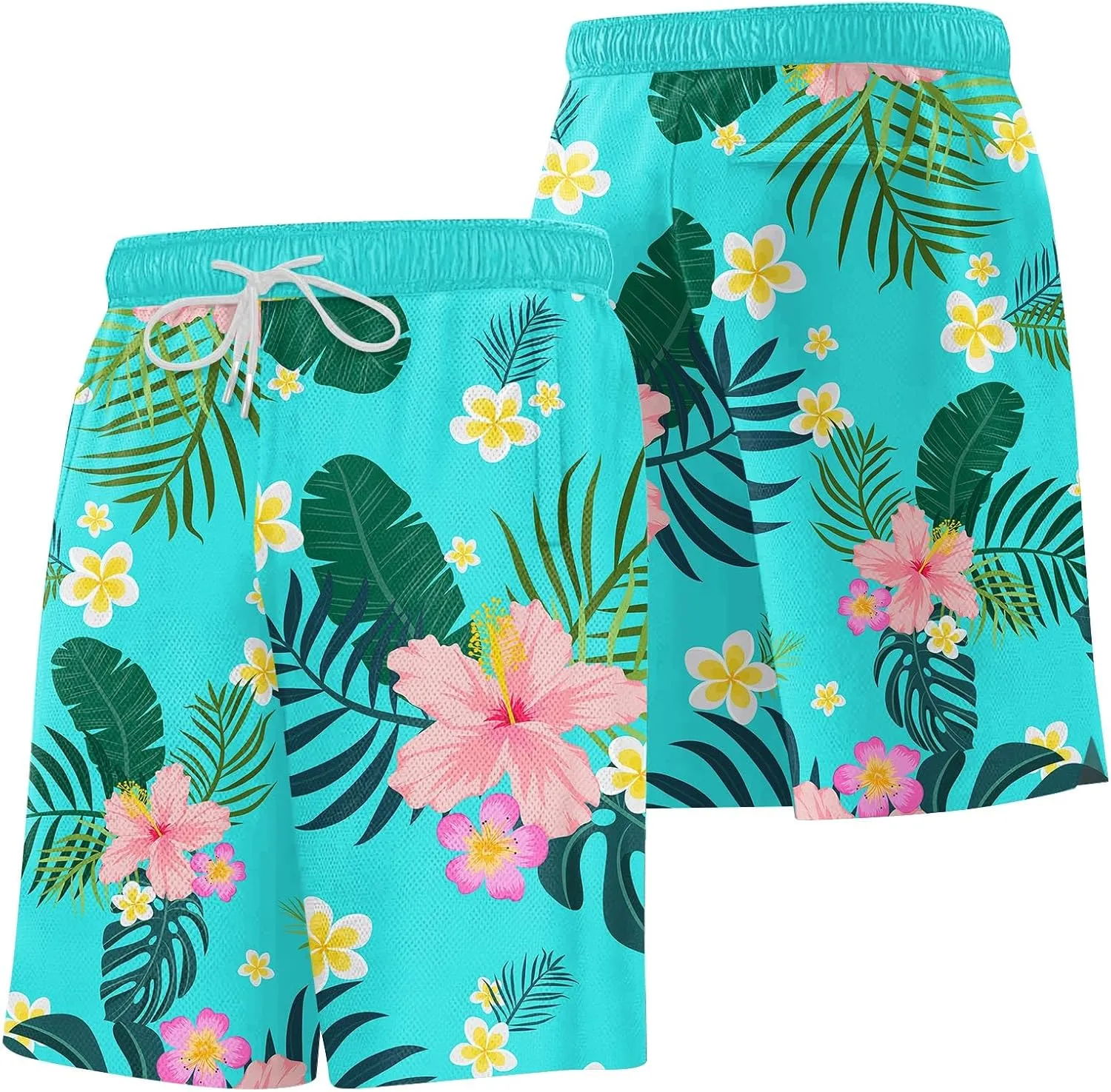 Beach Swim Pants, Lace-Up Boxer Surf Swim Suits Cool Fit Swim Underwear