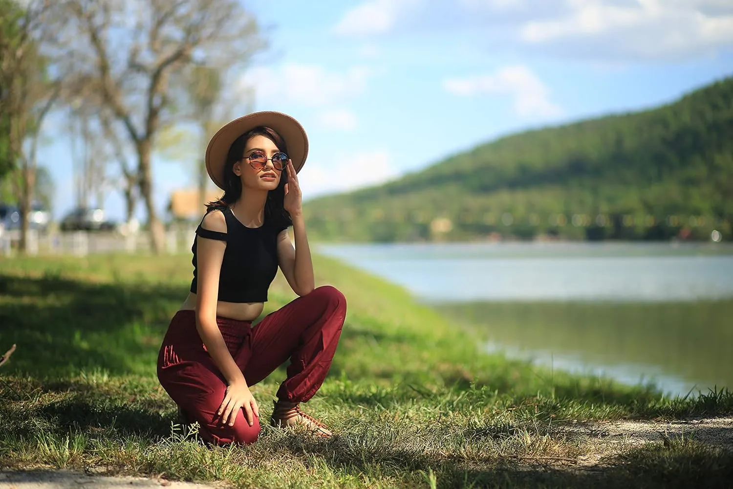 Boho Pants Harem Pants Yoga Trousers for Woman Bohemian Beach Pants