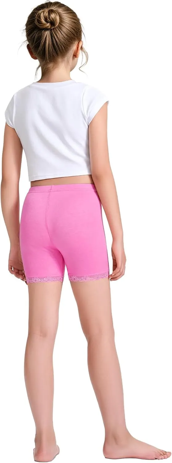 BOOPH Lace Bike Short Girls Dance Undershorts Underwear for Play or Underdress