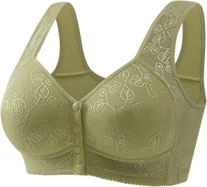 Bra for Women Pack Women Casual Button Down Breathable Top Bra Underwear Without Steel Ring Gathering Running