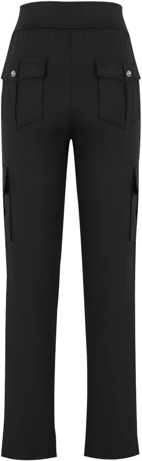 Butt Lifting Leggings with Pockets Workout Cargo Leggings High Waist Yoga Pants Workout Running Tights Leggings