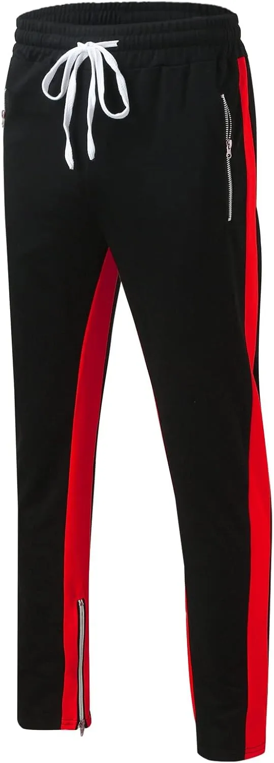 Cargo Pants for Men Relaxed Fit Drawstring Work Joggers with Pockets Mens Casual Pants Stretch Slim Fit Workout Pants