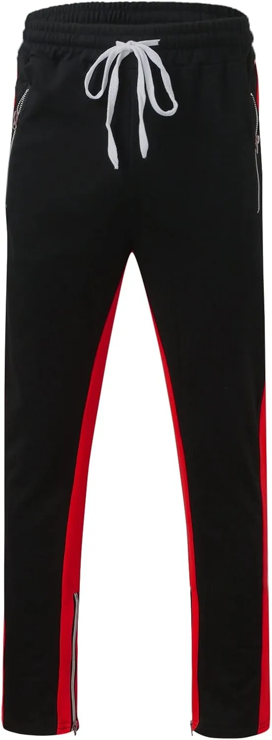 Cargo Pants for Men Relaxed Fit Drawstring Work Joggers with Pockets Mens Casual Pants Stretch Slim Fit Workout Pants