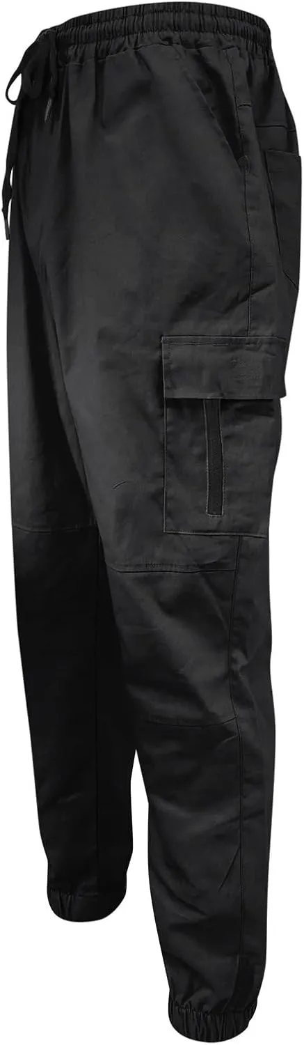 Cargo Pants for Men Relaxed Fit Jogger Sweatpants with Pockets Mens Heavyweight Fleece Cargo Sweatpants Fashion Sport