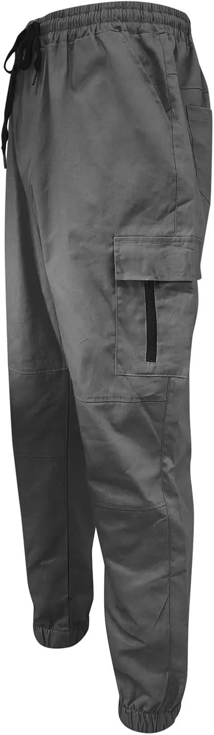 Cargo Pants for Men Relaxed Fit Jogger Sweatpants with Pockets Mens Heavyweight Fleece Cargo Sweatpants Fashion Sport