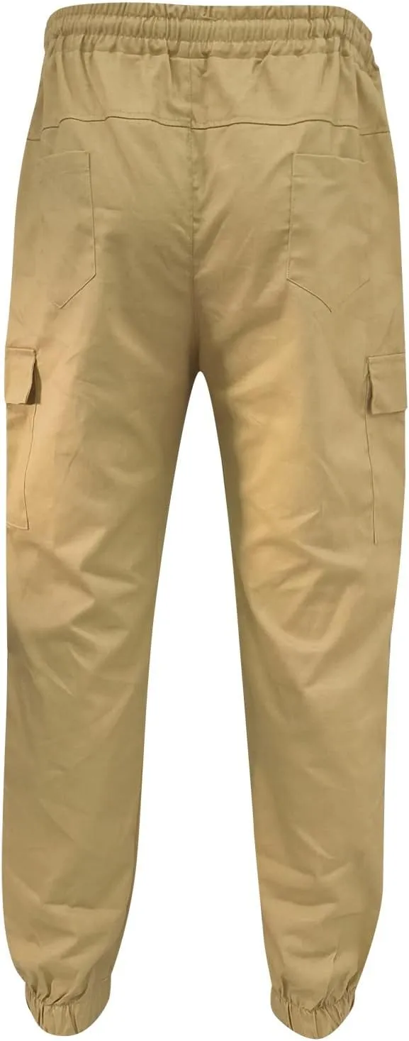 Cargo Pants for Men Relaxed Fit Jogger Sweatpants with Pockets Mens Heavyweight Fleece Cargo Sweatpants Fashion Sport