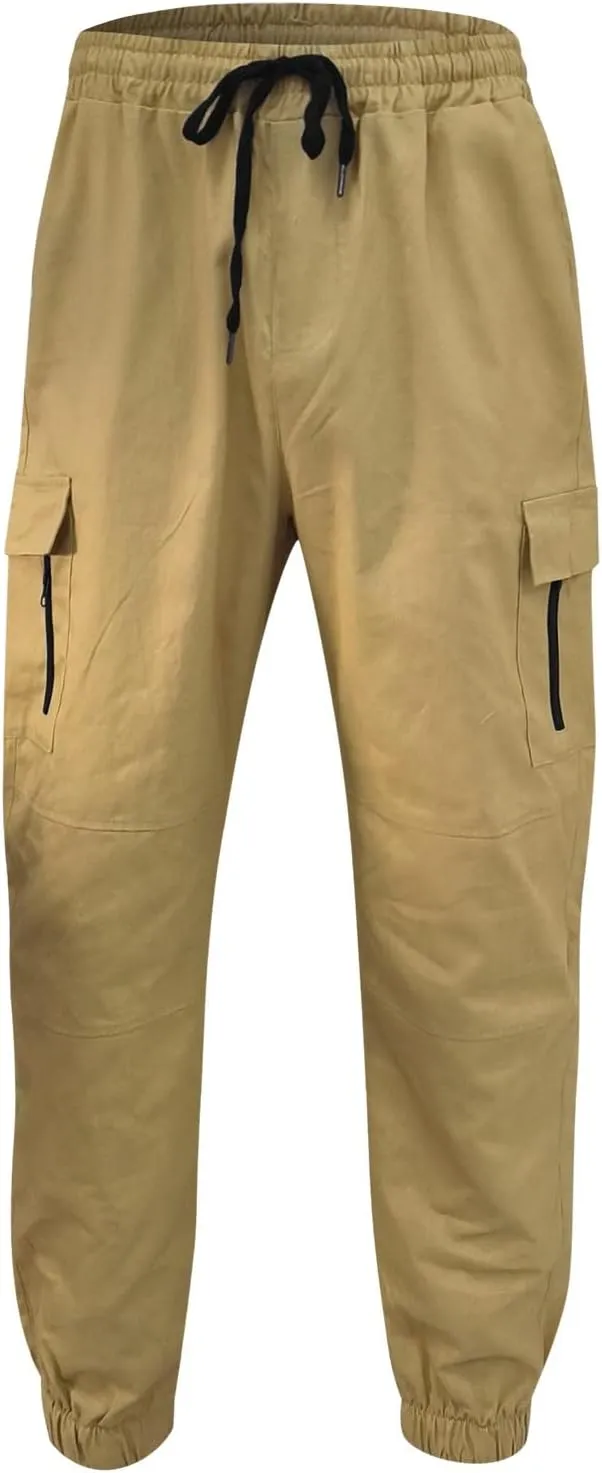 Cargo Pants for Men Relaxed Fit Jogger Sweatpants with Pockets Mens Heavyweight Fleece Cargo Sweatpants Fashion Sport