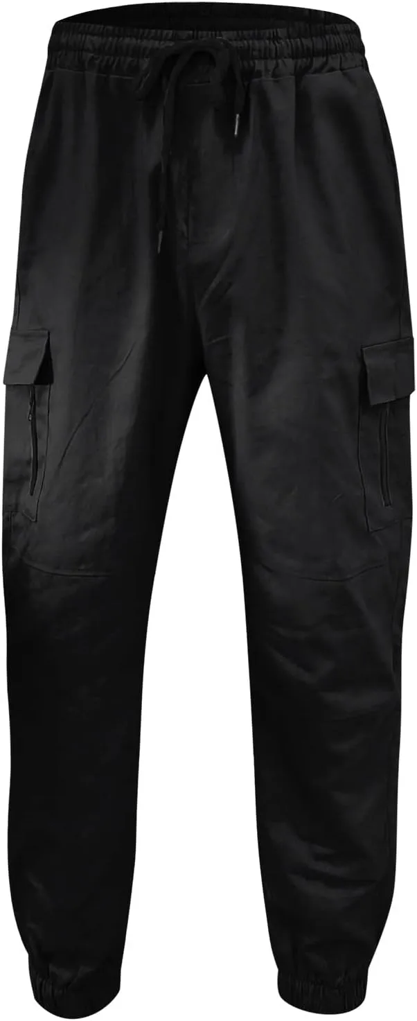 Cargo Pants for Men Relaxed Fit Jogger Sweatpants with Pockets Mens Heavyweight Fleece Cargo Sweatpants Fashion Sport