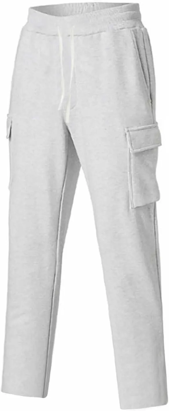 Cargo Pants Men, Mens Cargo Pants Casual Hiking Pants Workout Joggers Sweatpants Drawstring Straight Pants for Men