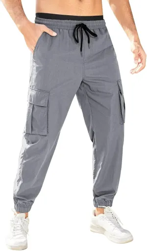Cargo Sweatpants for Men Mens Lounge Pants Trousers Baggy Jogger Cargo Pants for Men Men's Relaxed Straight-Fit Cargo