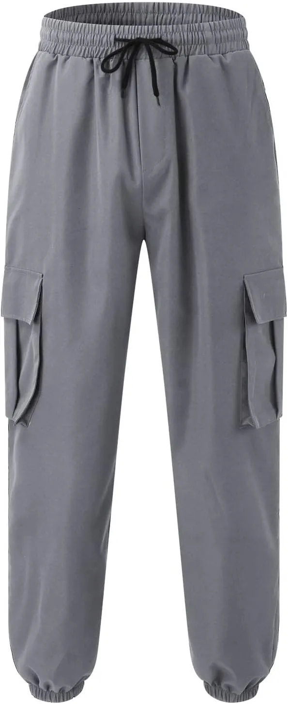Cargo Sweatpants for Men Mens Lounge Pants Trousers Baggy Jogger Cargo Pants for Men Men's Relaxed Straight-Fit Cargo