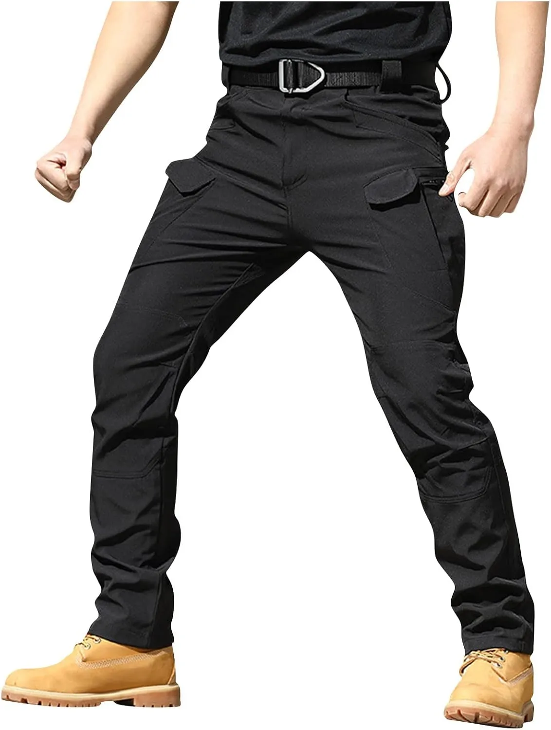 Carpenter Pants for Men Relaxed Fit Stretch Tactical Pants Flex Baggy Camo Hunting Pants Ripstop Camouflage Pants
