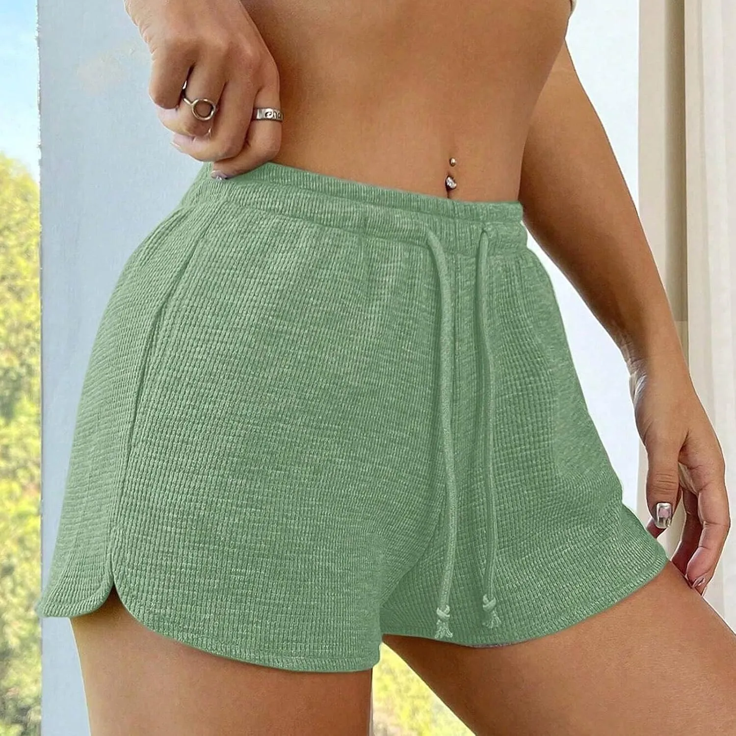 Chicken Legs Running Shorts Women Quick Dry Athletic Sports Shorts Lightweight Active Workout Gym Shorts