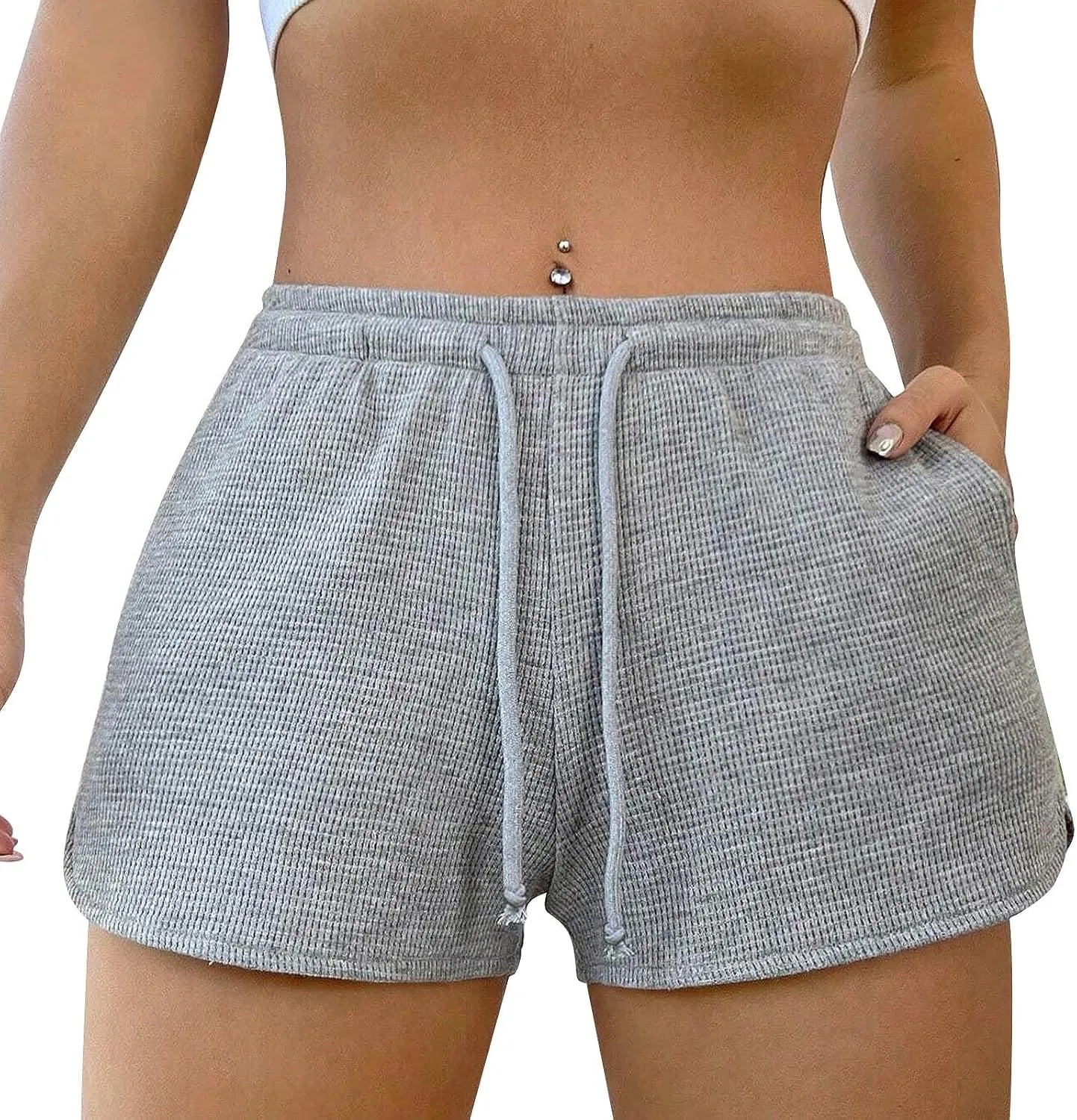 Chicken Legs Running Shorts Women Quick Dry Athletic Sports Shorts Lightweight Active Workout Gym Shorts