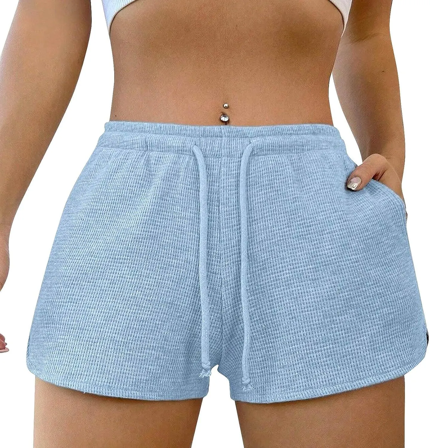 Chicken Legs Running Shorts Women Quick Dry Athletic Sports Shorts Lightweight Active Workout Gym Shorts