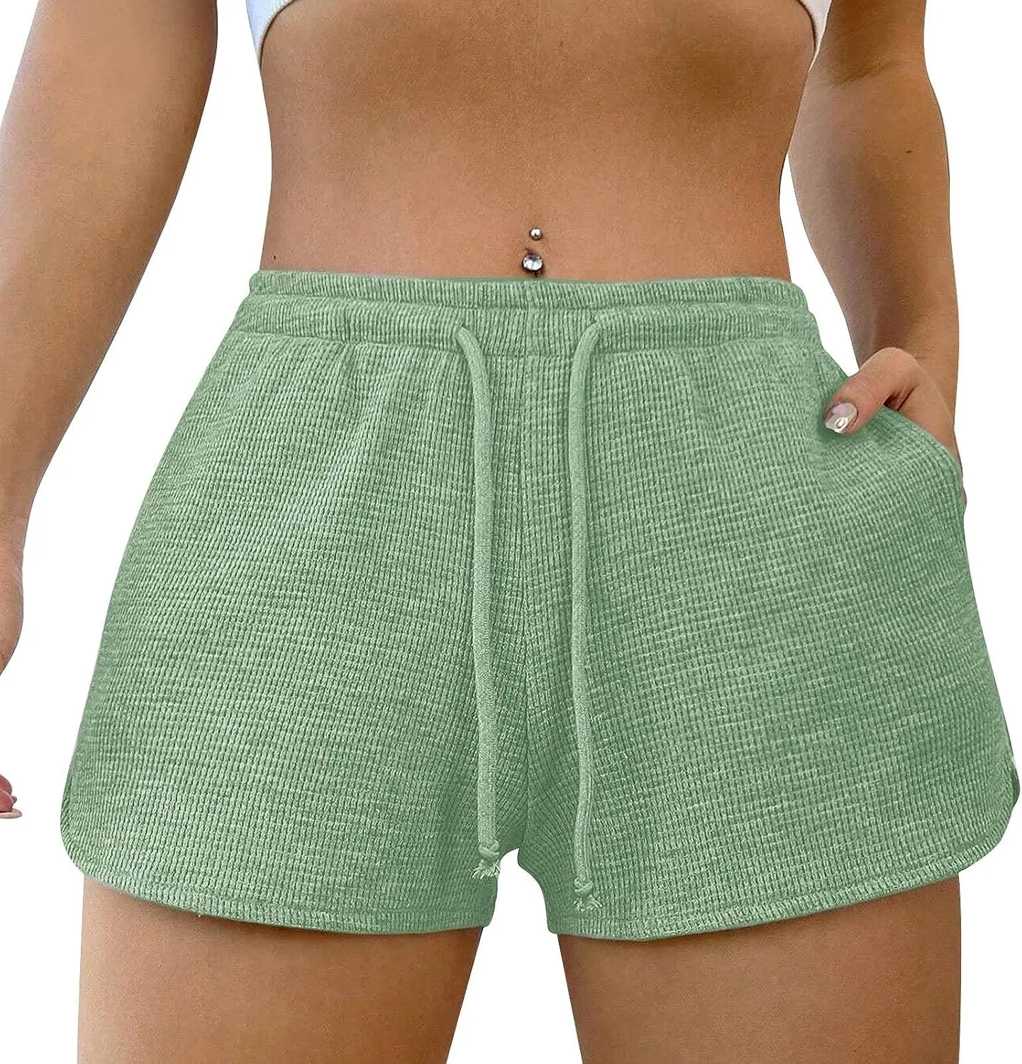 Chicken Legs Running Shorts Women Quick Dry Athletic Sports Shorts Lightweight Active Workout Gym Shorts