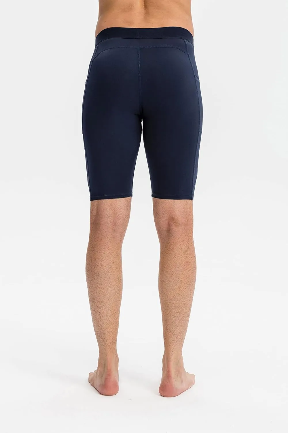 Compression Shorts for Men Pocket Compression Spandex Underwear Shorts Running Workout Athletic