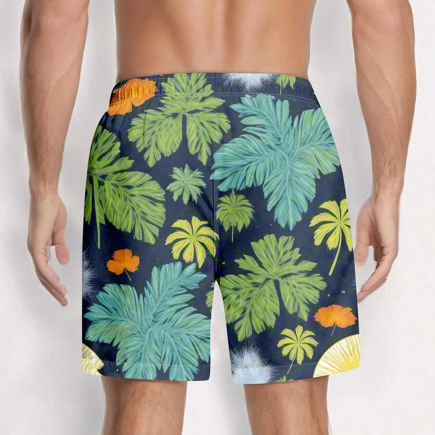 Cool Swim Pants, 2025 Fit Beach Swim Suit Lace-Up Surf Swim Underwear