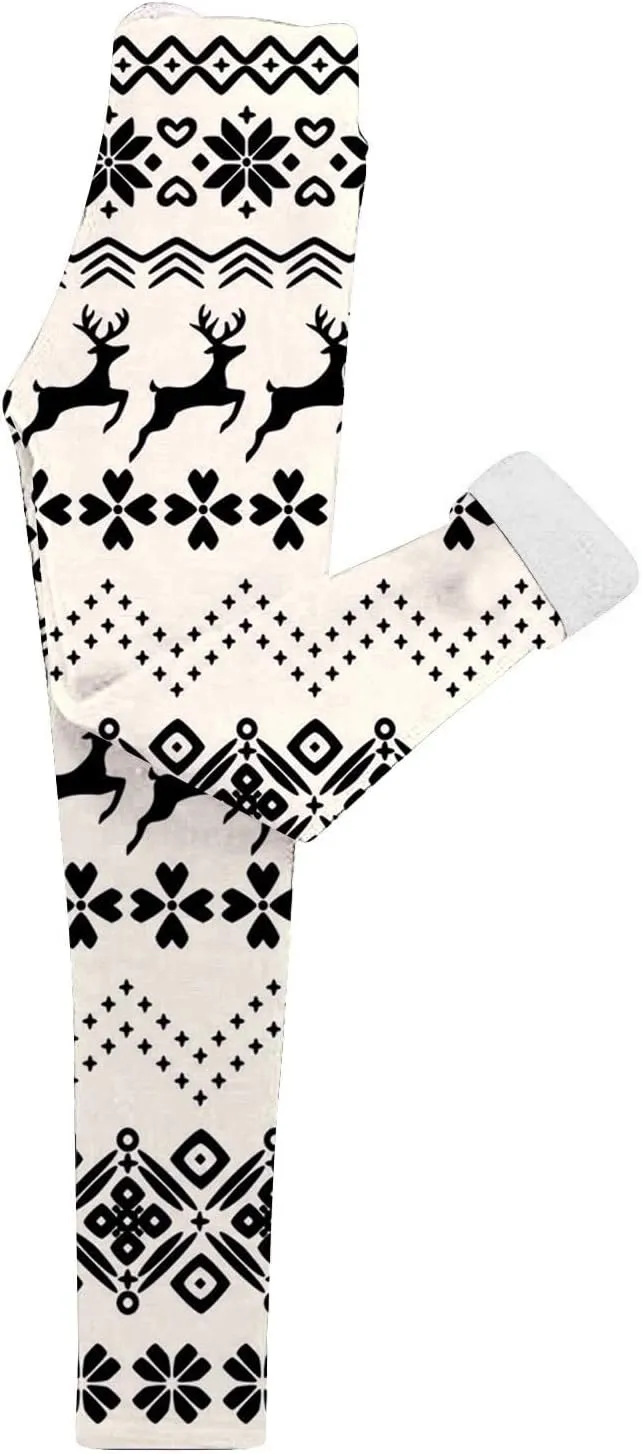 Cotton Leggings for Women Halloween Print Cute Style Leggings Super High Waisted High Waist Tummy Control Leggings