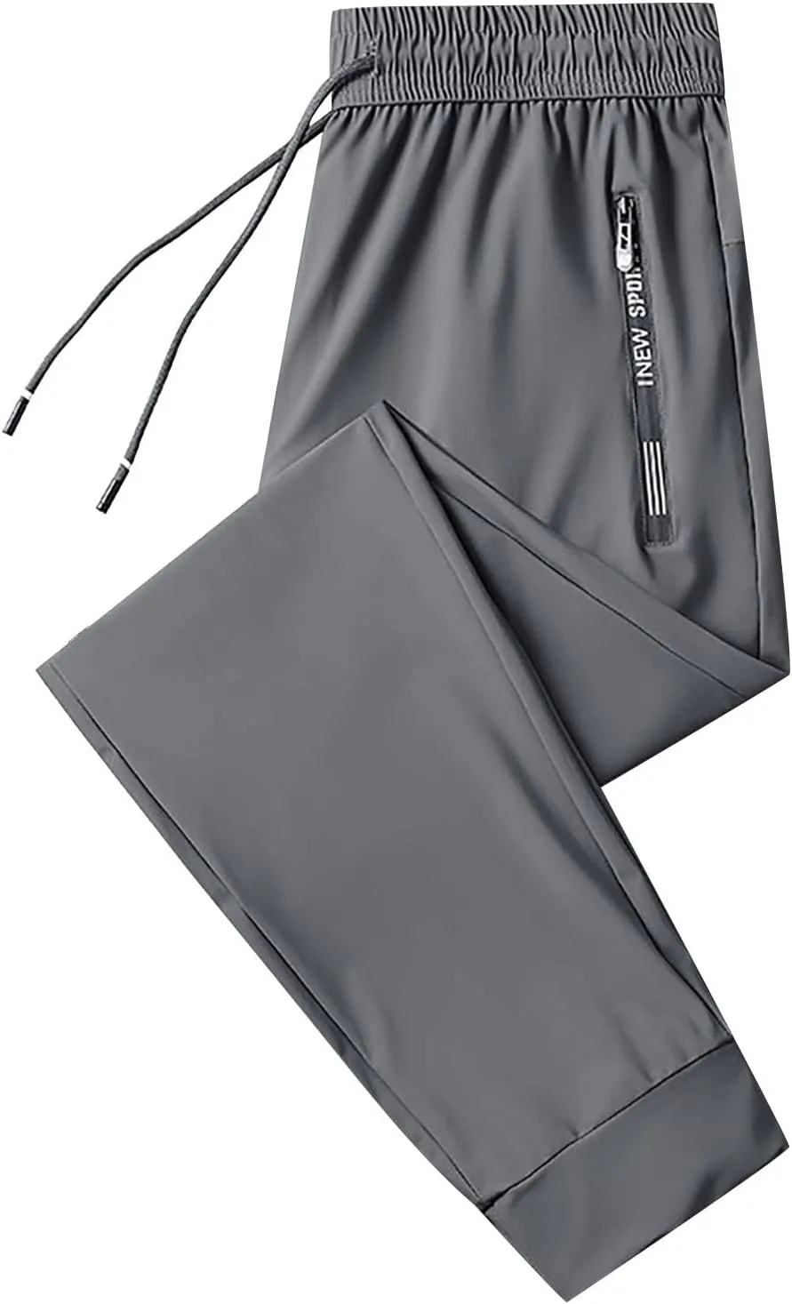 CRNTCEM Mens Quick Dry Hiking Sweatpants Lightweight Straight Running Workout Pants Outdoor Stretch Casual Athletic Joggers