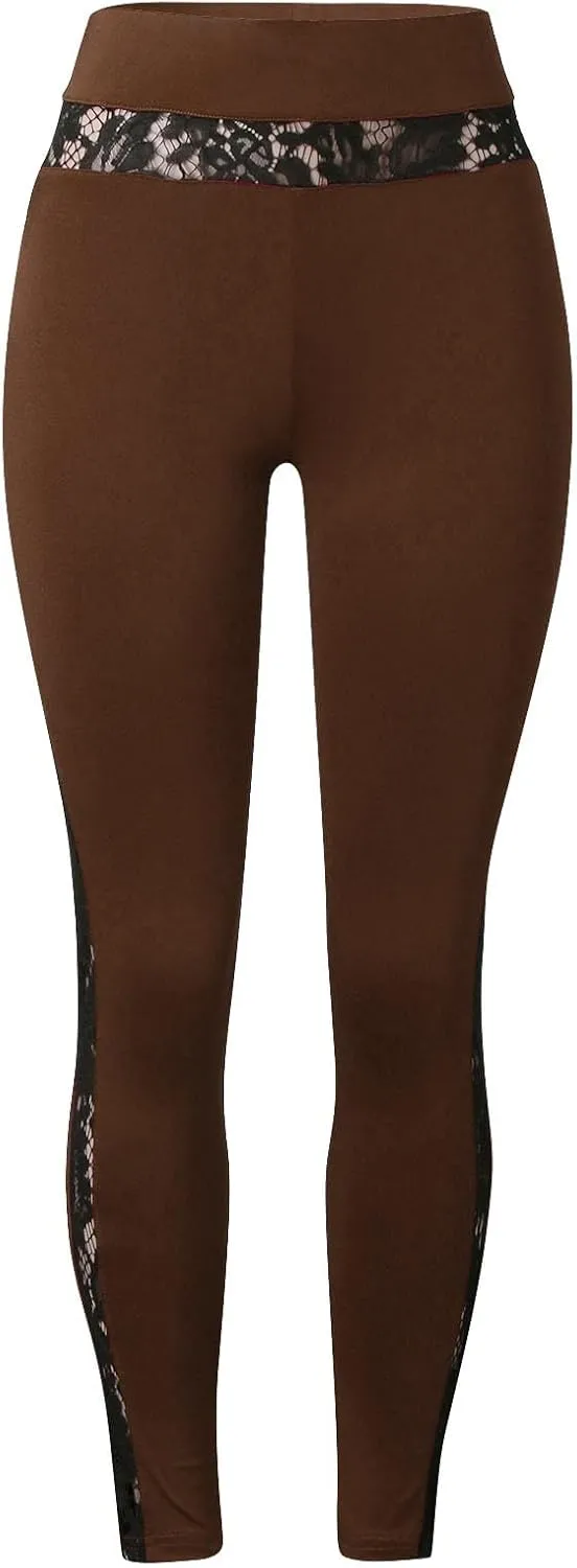 Crossover High Waisted Black Flared Yoga Leggings for Women Tummy Control Leggings for Women Women Leggings with