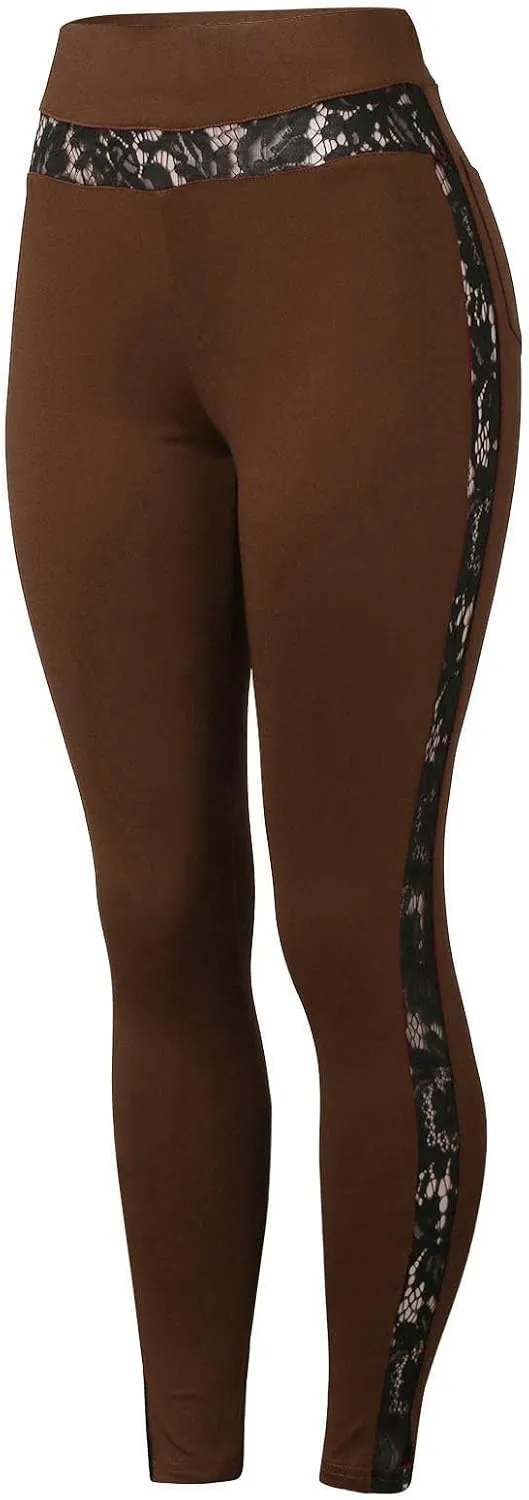 Crossover High Waisted Black Flared Yoga Leggings for Women Tummy Control Leggings for Women Women Leggings with