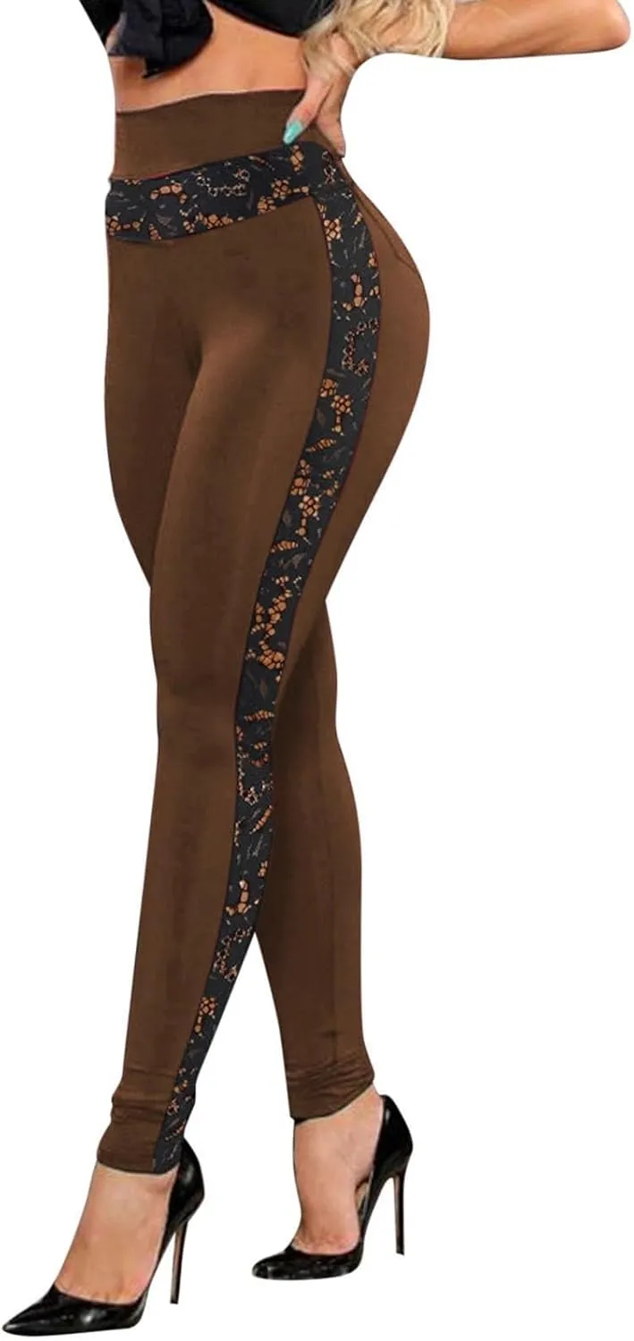 Crossover High Waisted Black Flared Yoga Leggings for Women Tummy Control Leggings for Women Women Leggings with