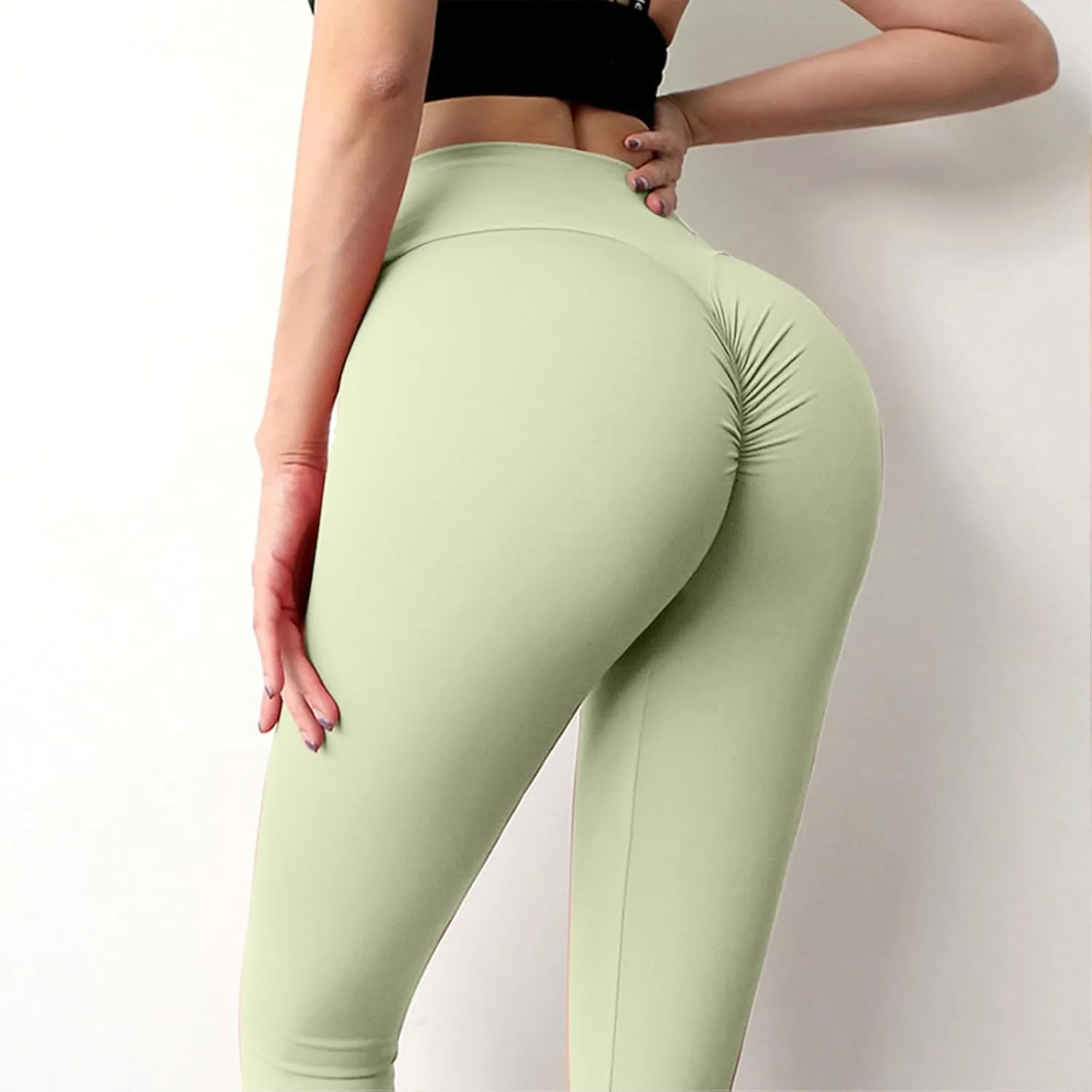 DASAYO Leggings for Women High Waisted Tummy Control Butt Lifting Stretchy Workout Yoga Pants Gym Fitness Activewear