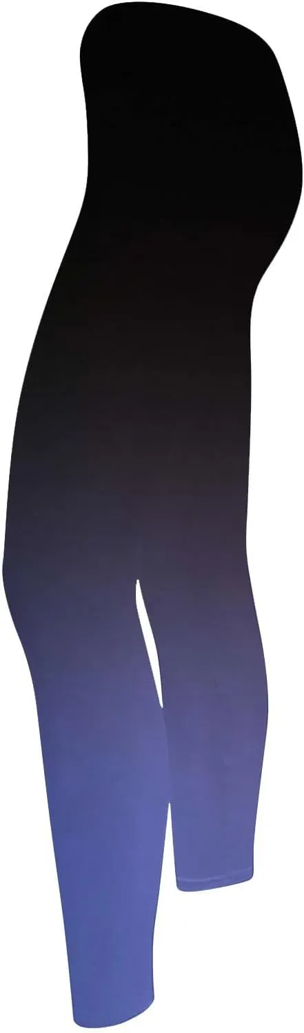 DASAYO Womens Fashion Activewear Leggings High Waist Full Length Ombre Workout Gym Fitness Yoga Pants