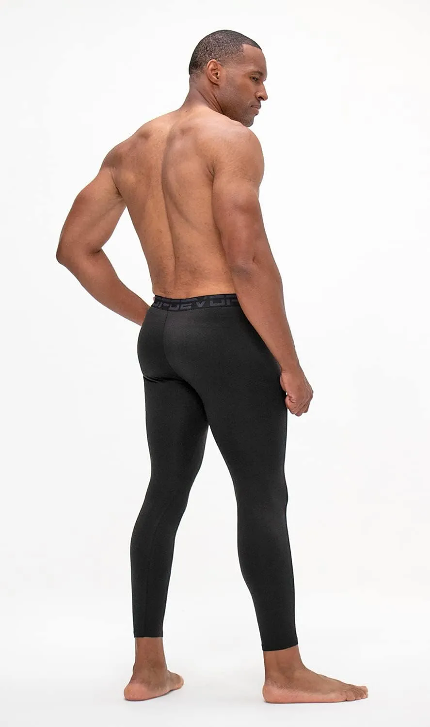 DEVOPS 2 or 3 Pack Men's Thermal Compression Pants, Athletic Leggings Base Layer Bottoms