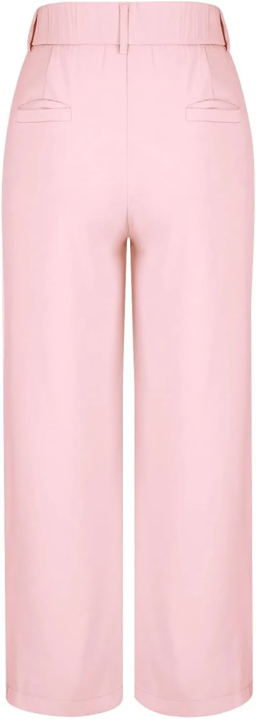 Dress Pants Women Business Casual Office Work Pants Premium Stretch Yoga Pants Straight Leg Bootcut Slacks Pants
