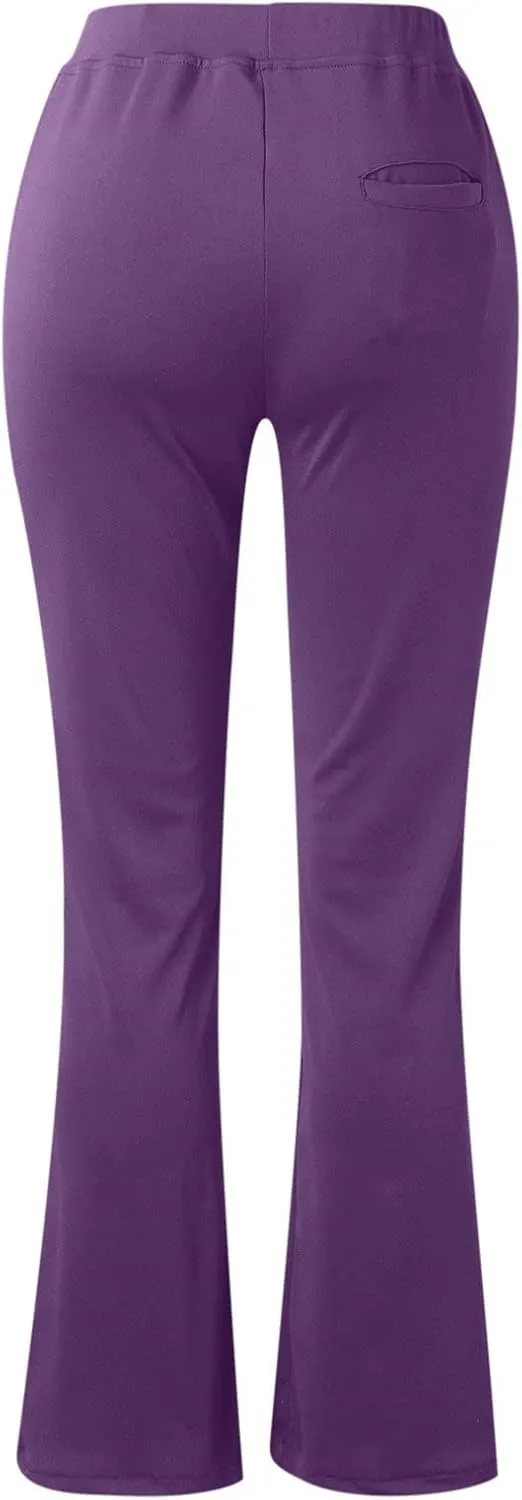Dress Pants Women Business Casual Office Work Pants Premium Stretch Yoga Pants Straight Leg Bootcut Slacks Pants