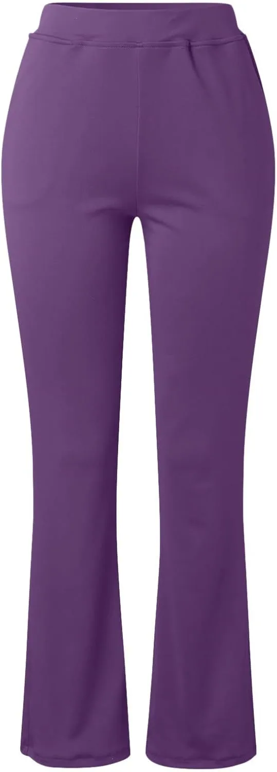 Dress Pants Women Business Casual Office Work Pants Premium Stretch Yoga Pants Straight Leg Bootcut Slacks Pants