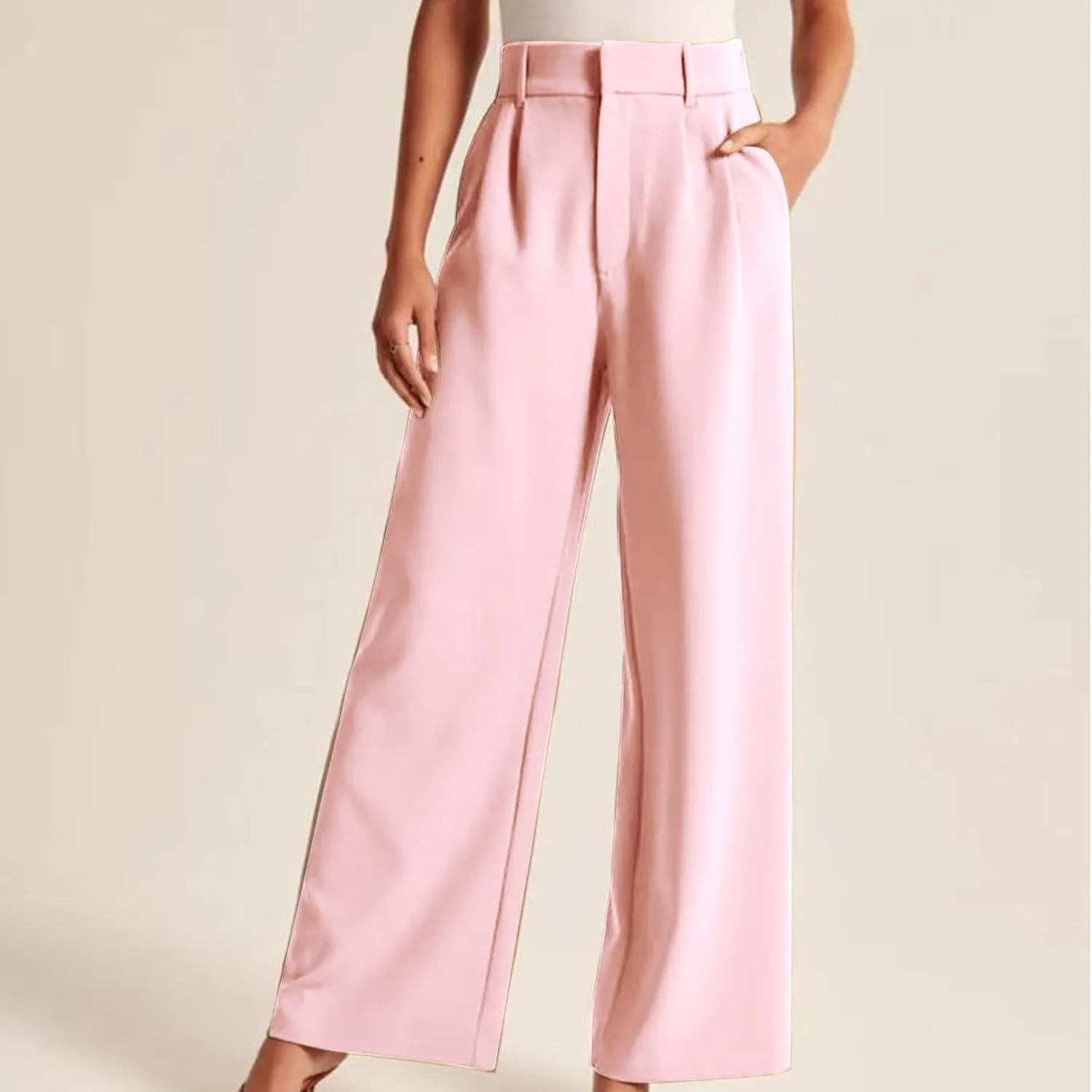 Dress Pants Women Business Casual Office Work Pants Premium Stretch Yoga Pants Straight Leg Bootcut Slacks Pants