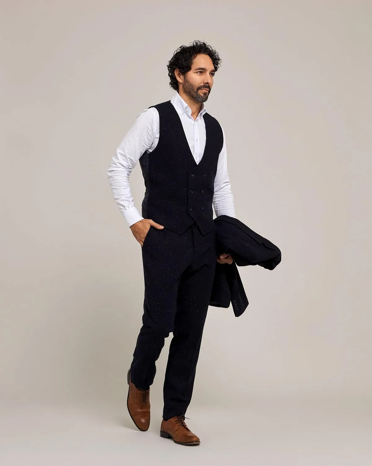 Elegant Men's Slim Fit Suits Separates-Suit Jacket & Slim Dress Pants. 3 Piece Men's Suits, Wedding Suits