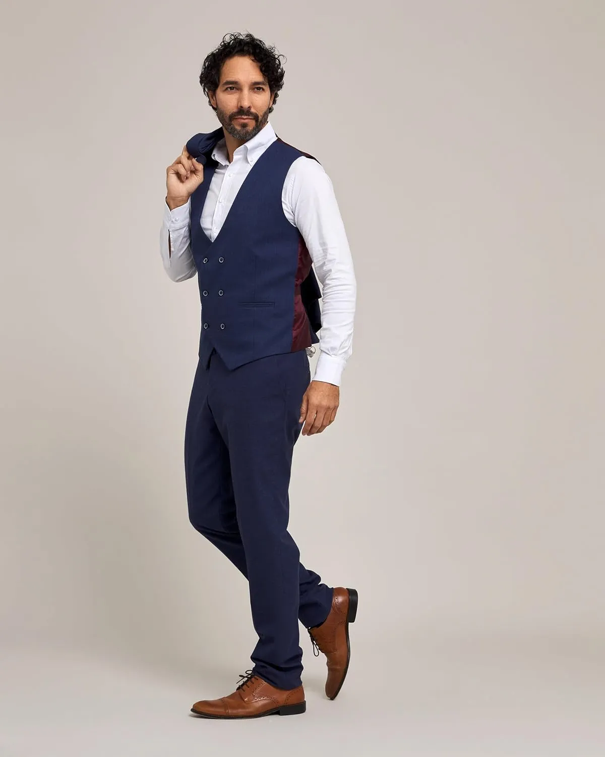 Elegant Men's Slim Fit Suits Separates-Suit Jacket & Slim Dress Pants. 3 Piece Men's Suits, Wedding Suits