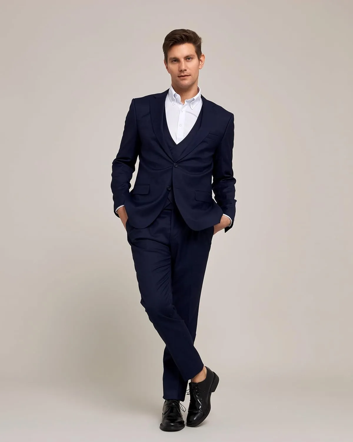 Elegant Men's Slim Fit Suits Separates-Suit Jacket & Slim Dress Pants. 3 Piece Men's Suits, Wedding Suits